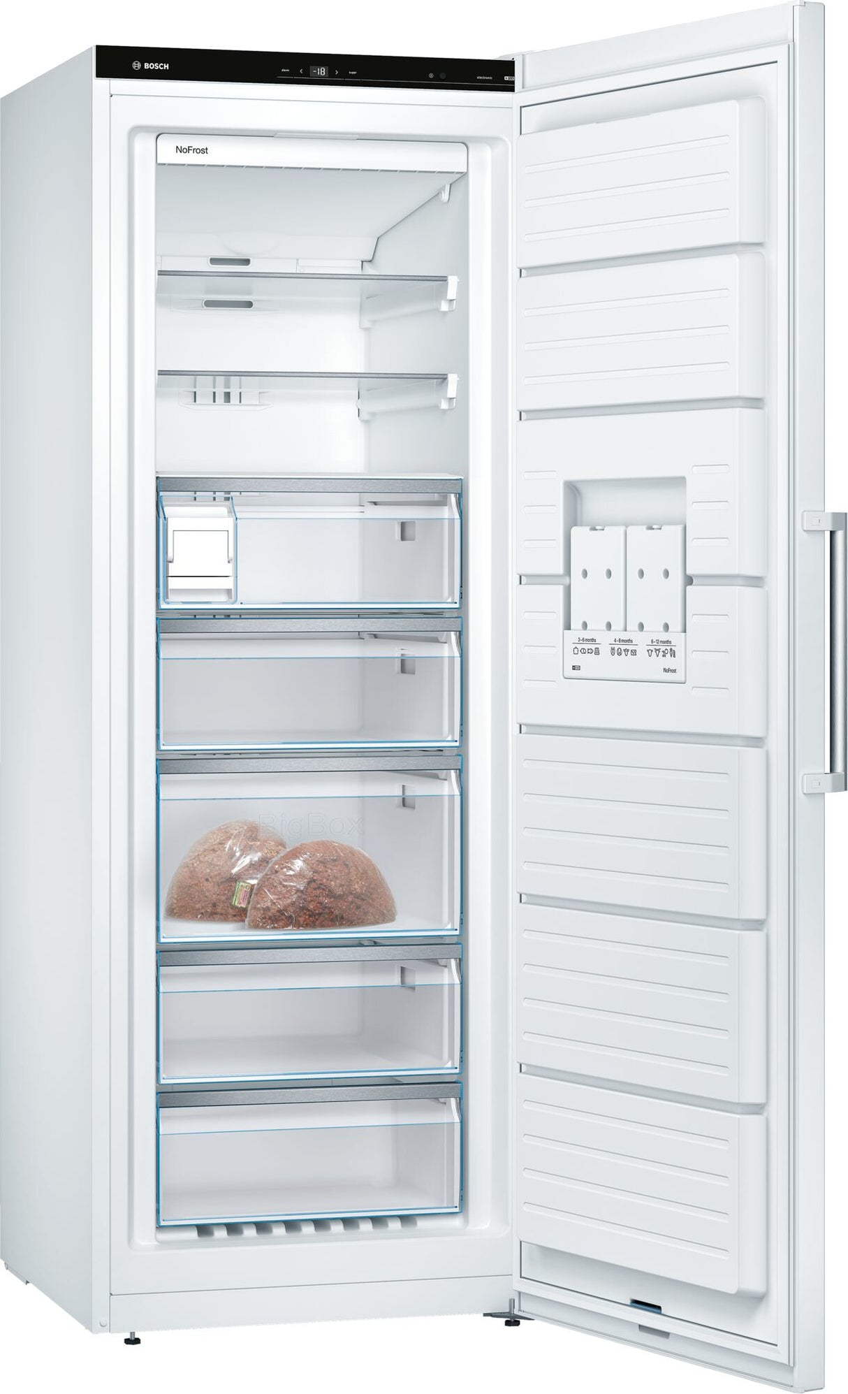 Bosch Serie 6 GSN58AWDP fryser Stående fryser Fritstående 366 L Hvid