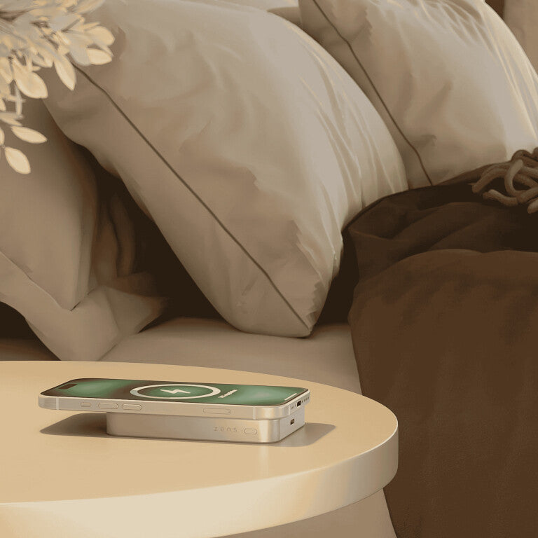ZENS Pro 1 Slim 10000 mAh Trådløs opladning Hvid