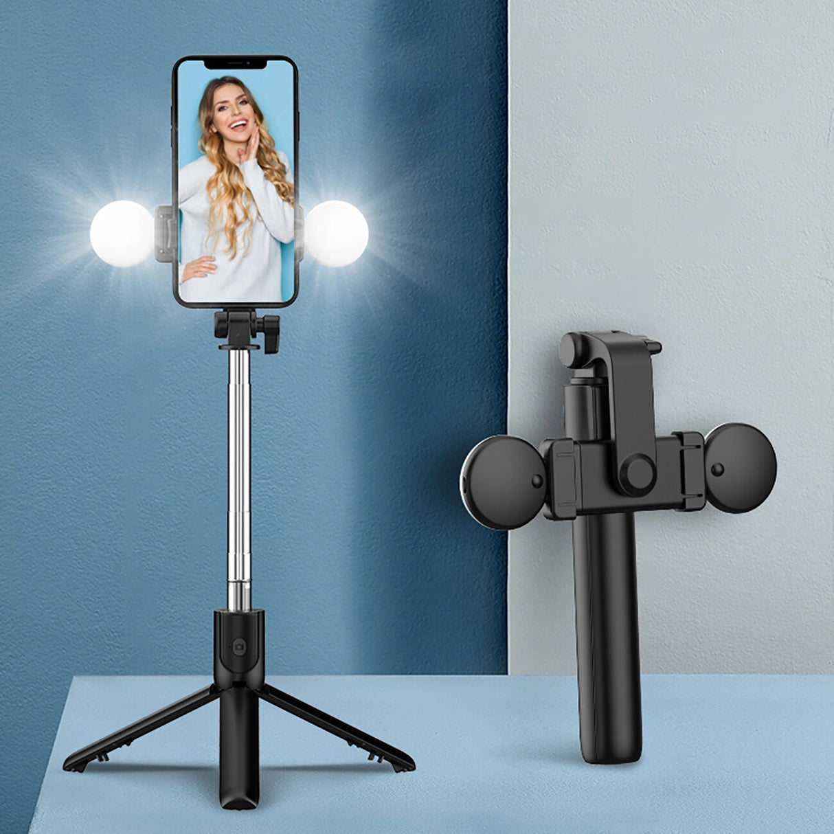 Hurtel WR1YXS selfiestang Smartphone Sort