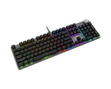 MSI FORGE GK320 RED tastatur Spil USB QWERTY US International Sort