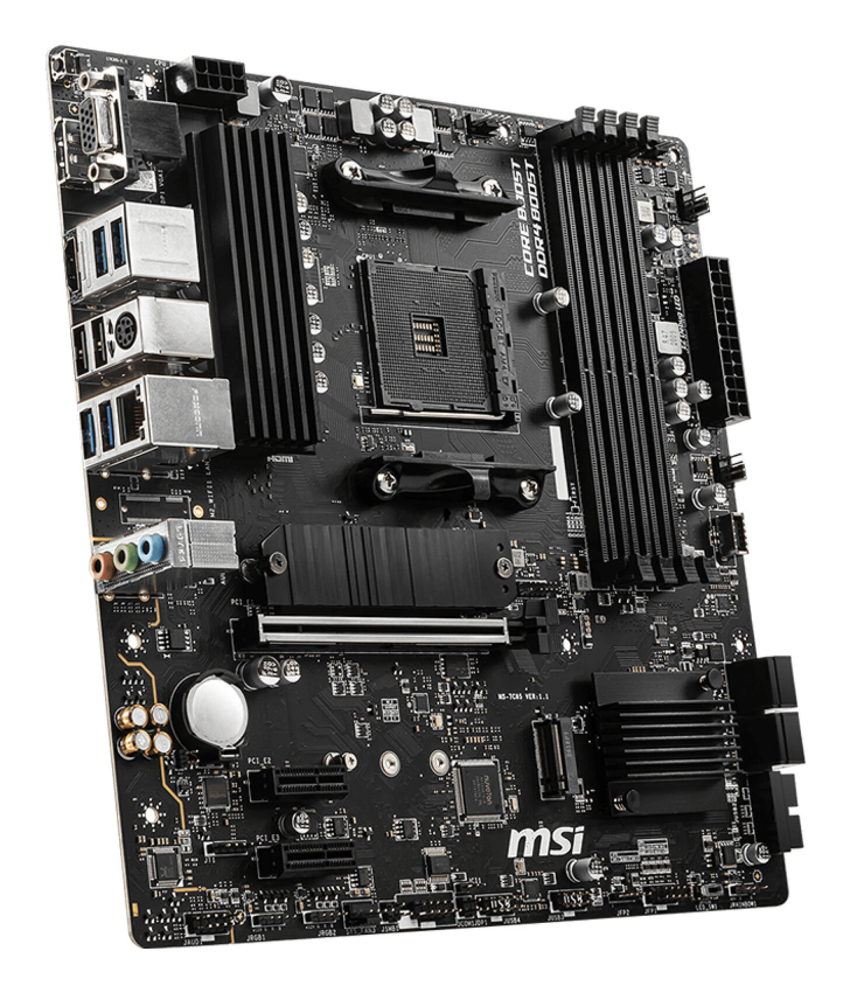MSI B550M PRO-VDH bundkort AMD B550 Stik AM4 micro ATX