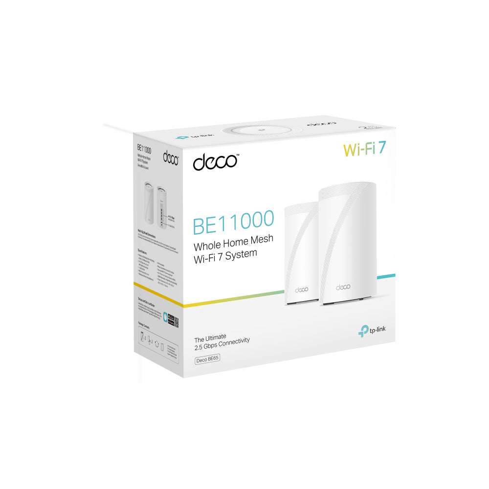 TP-Link Deco BE65 Tri-band (2,4 GHz/5 GHz/6 GHz) Wi-Fi 7 (802.11be) Hvid 4 Intern