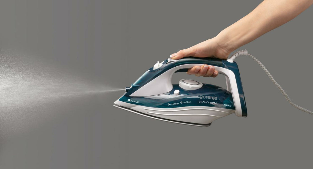 Gorenje SIH2800TQC Dampstrygejern Keramisk strygesål 2800 W Blå