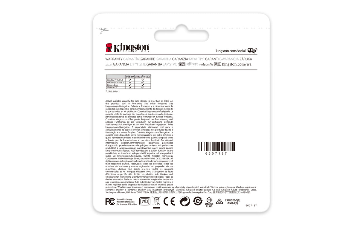 Kingston Technology DataTraveler 256 GB USB 3.2 Gen1 Exodia M (sort + turkis)