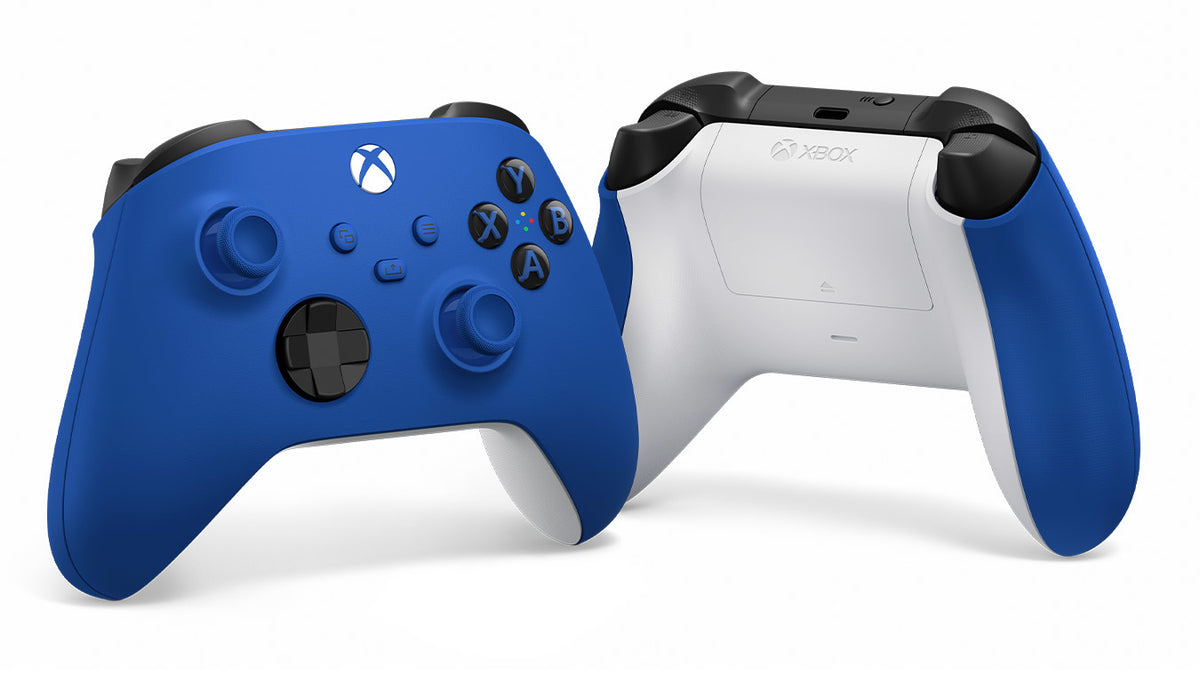 Microsoft Xbox Wireless Controller Controller Sort Blå Hvid