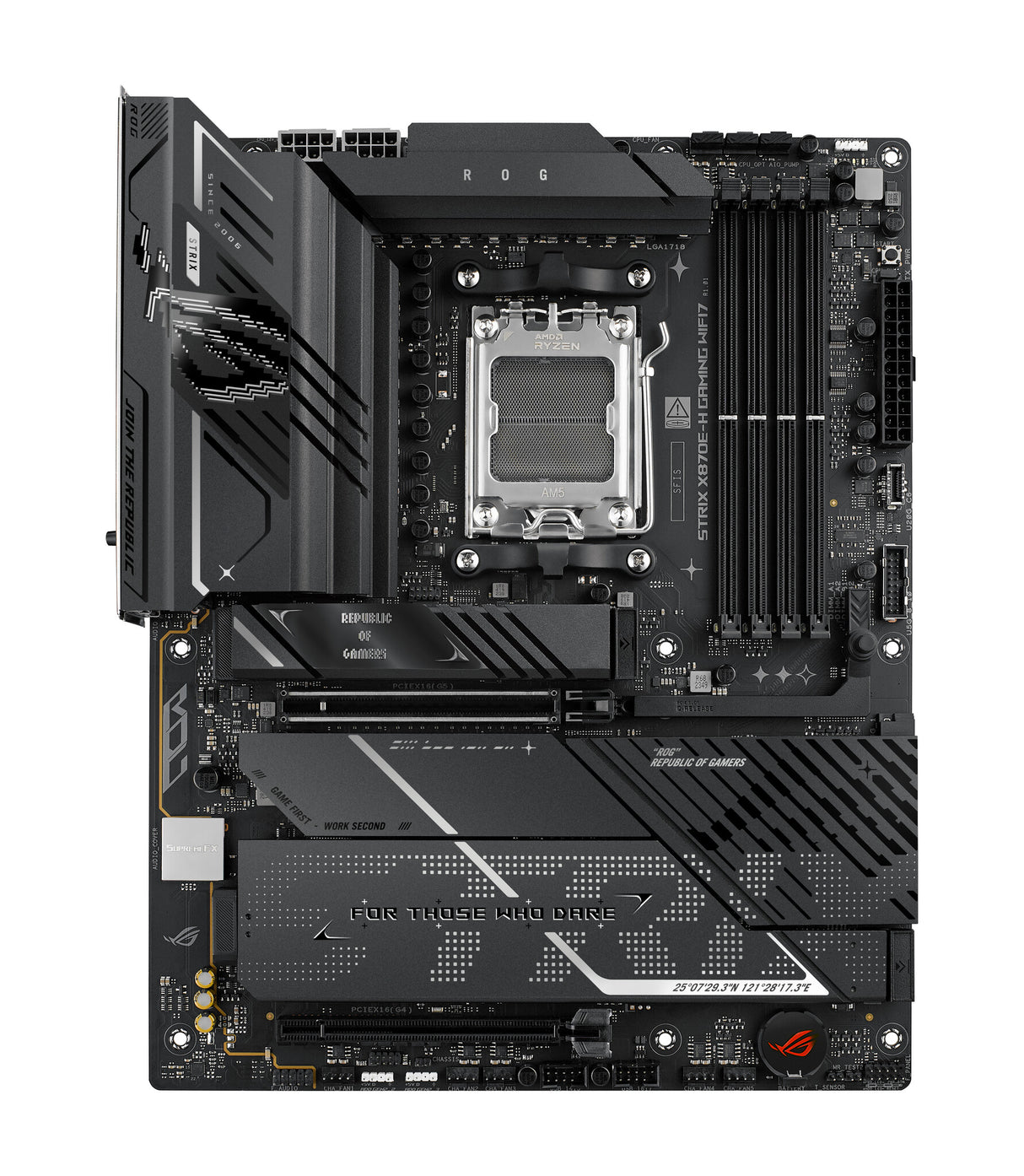 ASUS ROG STRIX X870E-H GAMING WIFI7 AMD X870E Sokkel AM5 ATX