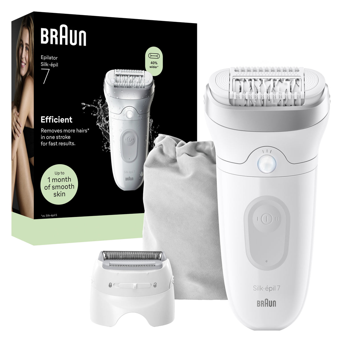 Braun Silk-épil 7 8700216963503 hårfjerner Hvid