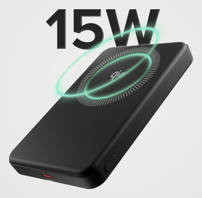 SBS TEBB5000QI2 powerbank 5000 mAh Trådløs opladning Sort