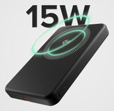 SBS TEBB5000QI2 powerbank 5000 mAh Trådløs opladning Sort