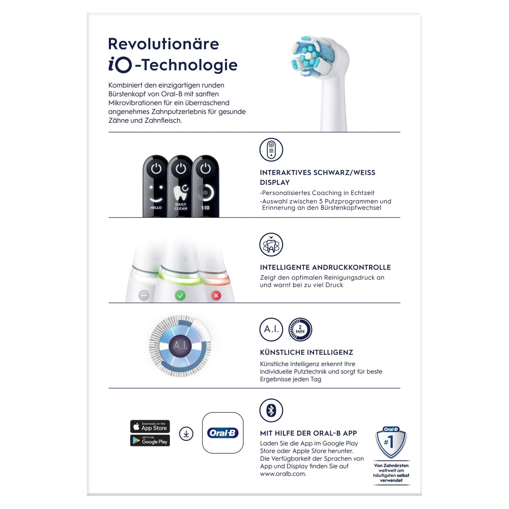 Oral-B 445234 elektrisk tandbørste Voksen Vibrerende tandbørste Hvid