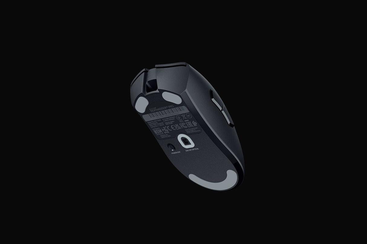 Razer DeathAdder V3 Pro mus Spil Højre hånd RF Wireless + USB Type-C Optisk 30000 dpi