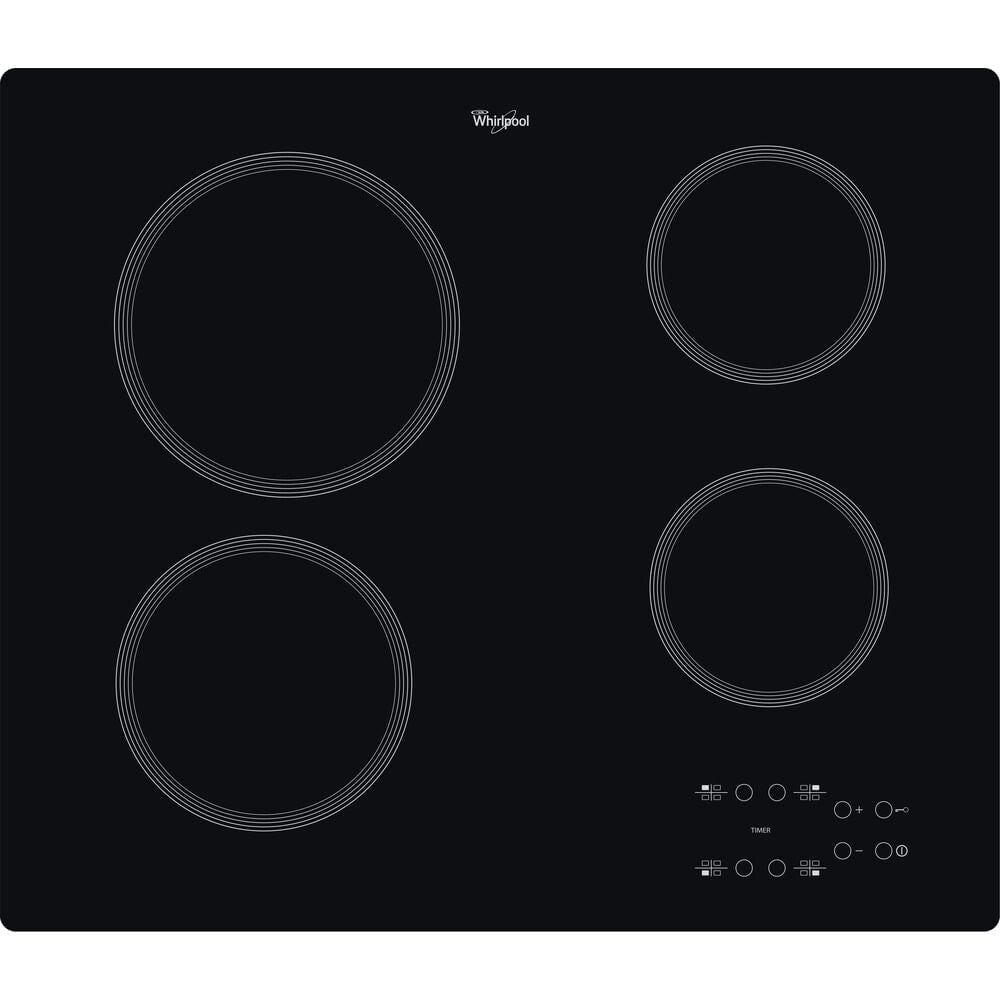 Whirlpool AKT 801/NE Sort Indbygget 58 cm Zone induktionskogeplade 4 zone(s)