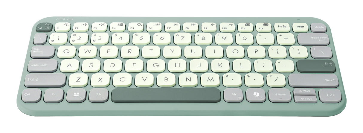 ASUS KW100 KEYBOARD/GN/UI/80 tastatur Universel Bluetooth Grøn