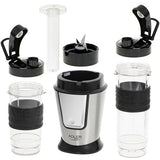 Adler AD 4081 blender 0,57 L Sportsblender 800 W Sort, Rustfrit stål, Gennemsigtig