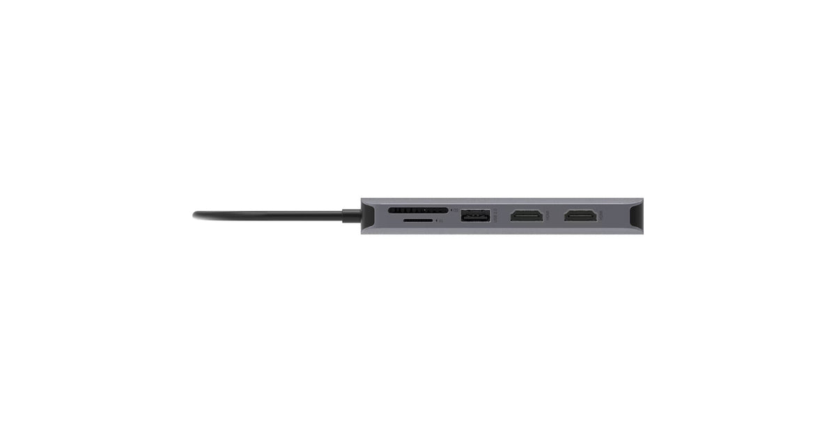 Acer 12-in-1 Type-C Dongle Ledningsført USB 3.2 Gen 1 (3.1 Gen 1) Type-C Sølv