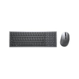 DELL KM7120W tastatur Mus inkluderet Kontor RF trådløs + Bluetooth QWERTY Russisk Grå, Titanium