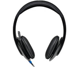 Logitech 981-000480 hovedtelefoner/headset Ledningsført Kontor/Callcenter USB Type-A Sort