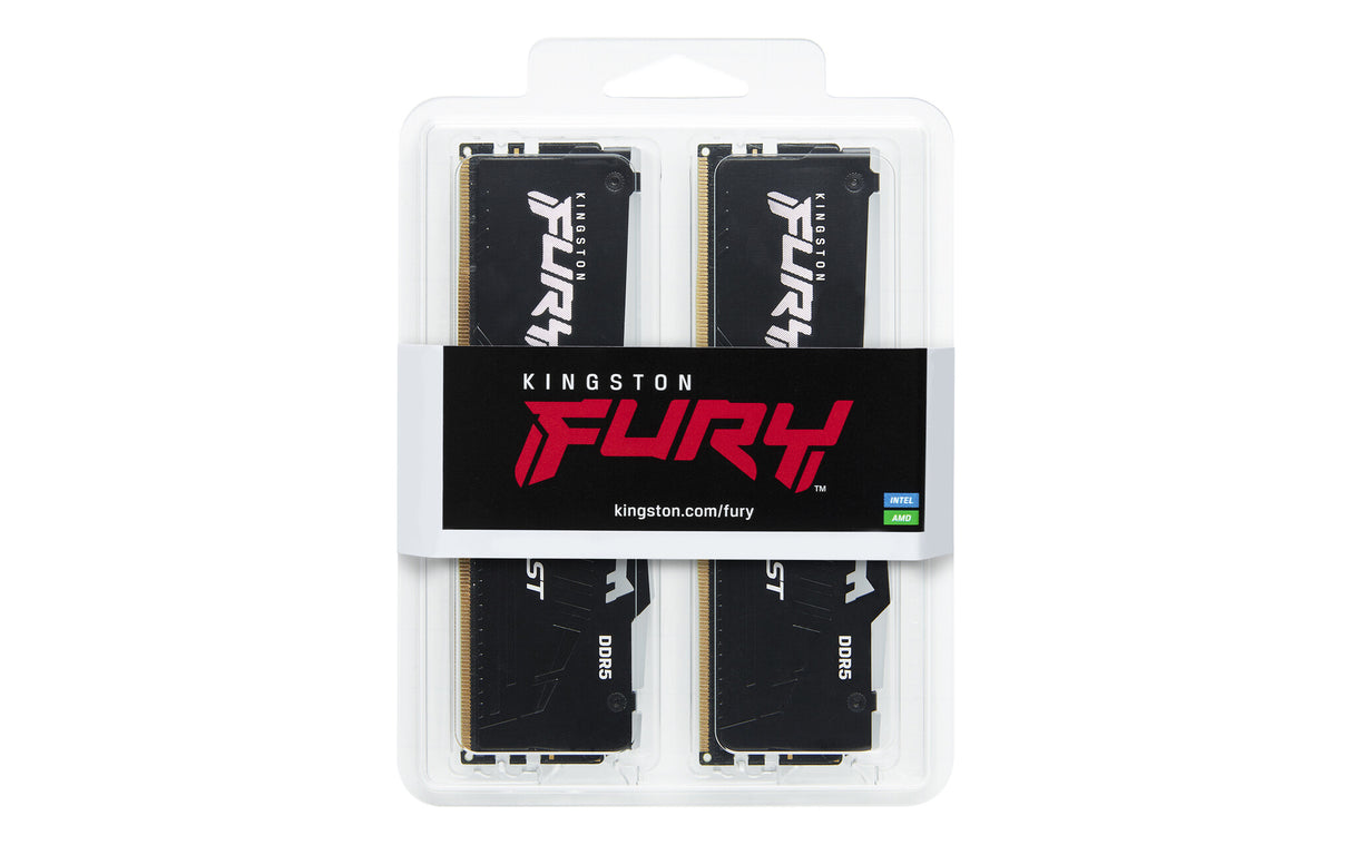 Kingston Technology FURY Beast 16 GB 6000 MT/s DDR5 CL36 DIMM (sæt med 2) RGB EXPO