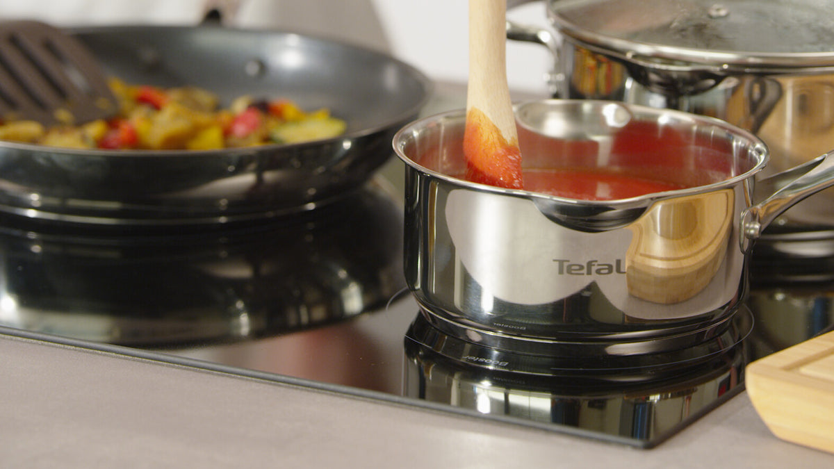 Tefal Duetto+ G719S734 Madlavningssæt Sølv Transparent