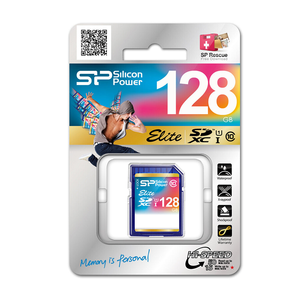 Silicon Power SP128GBSDXAU1V10 hukommelseskort 128 GB SDXC