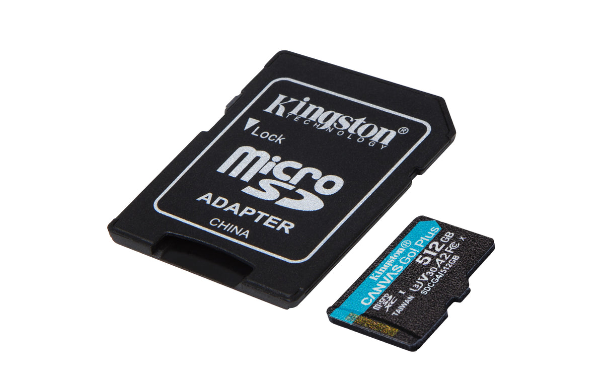 Kingston Canvas Go! Plus microSDXC UHS-I Memory Card 512GB 200MB/s