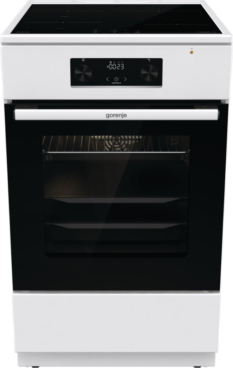 Gorenje GEIT5C60WPG Freestanding cooker Electric Zone induction hob White