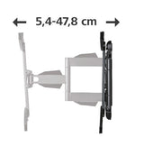 Hama 00220836 tv-beslag 190,5 cm (75") Sort