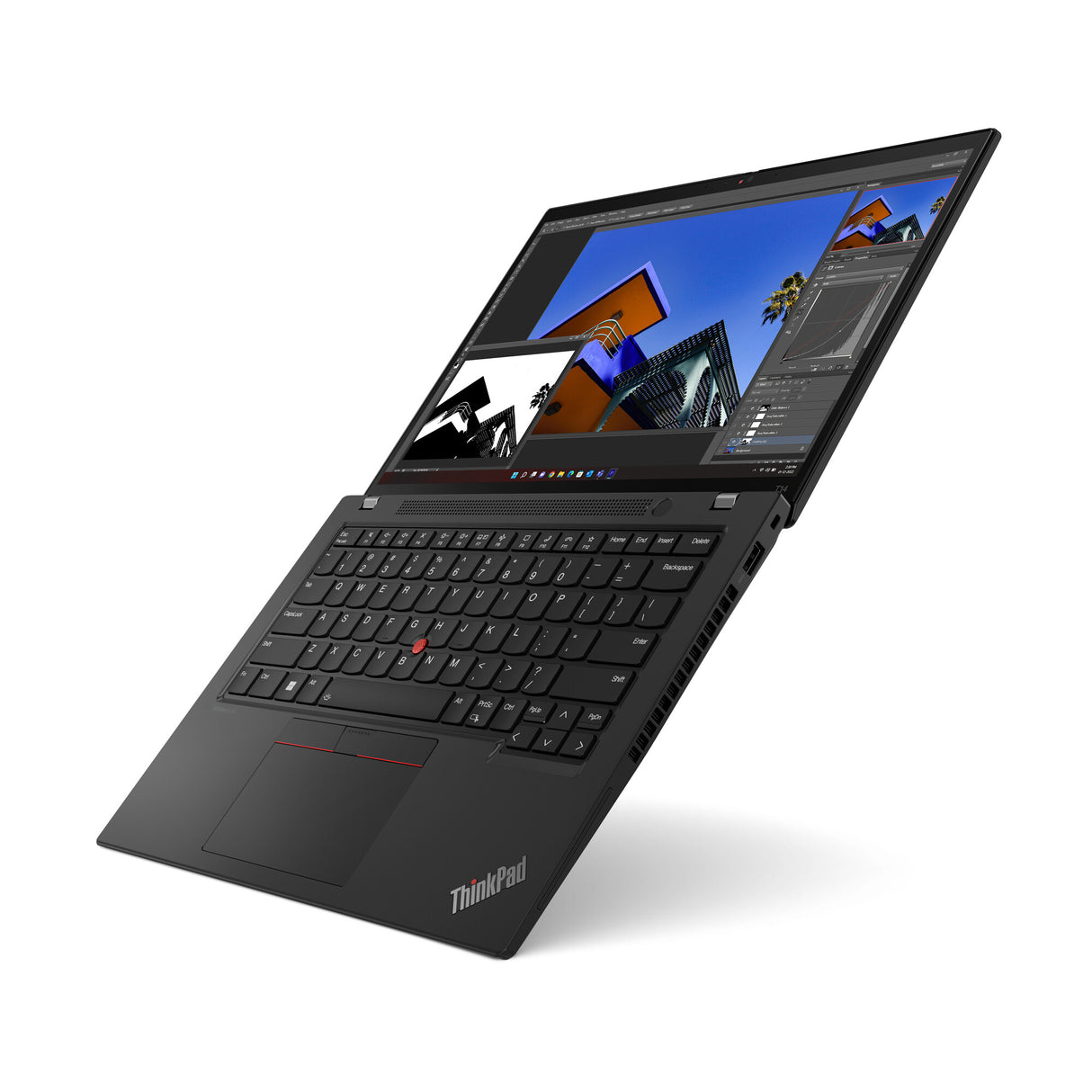Lenovo ThinkPad T14 Gen 4 (Intel) Intel® Core™ i5 i5-1345U Laptop 35,6 cm (14") 2.2K 16 GB DDR4-SDRAM 512 GB SSD Wi-Fi 6E (802.11ax) Windows 11 Pro Nordisk Sort