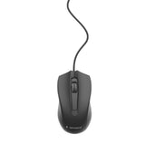 Gembird -3B-01 mus Kontor Ambidextrous USB Type-A Optisk 1000 dpi