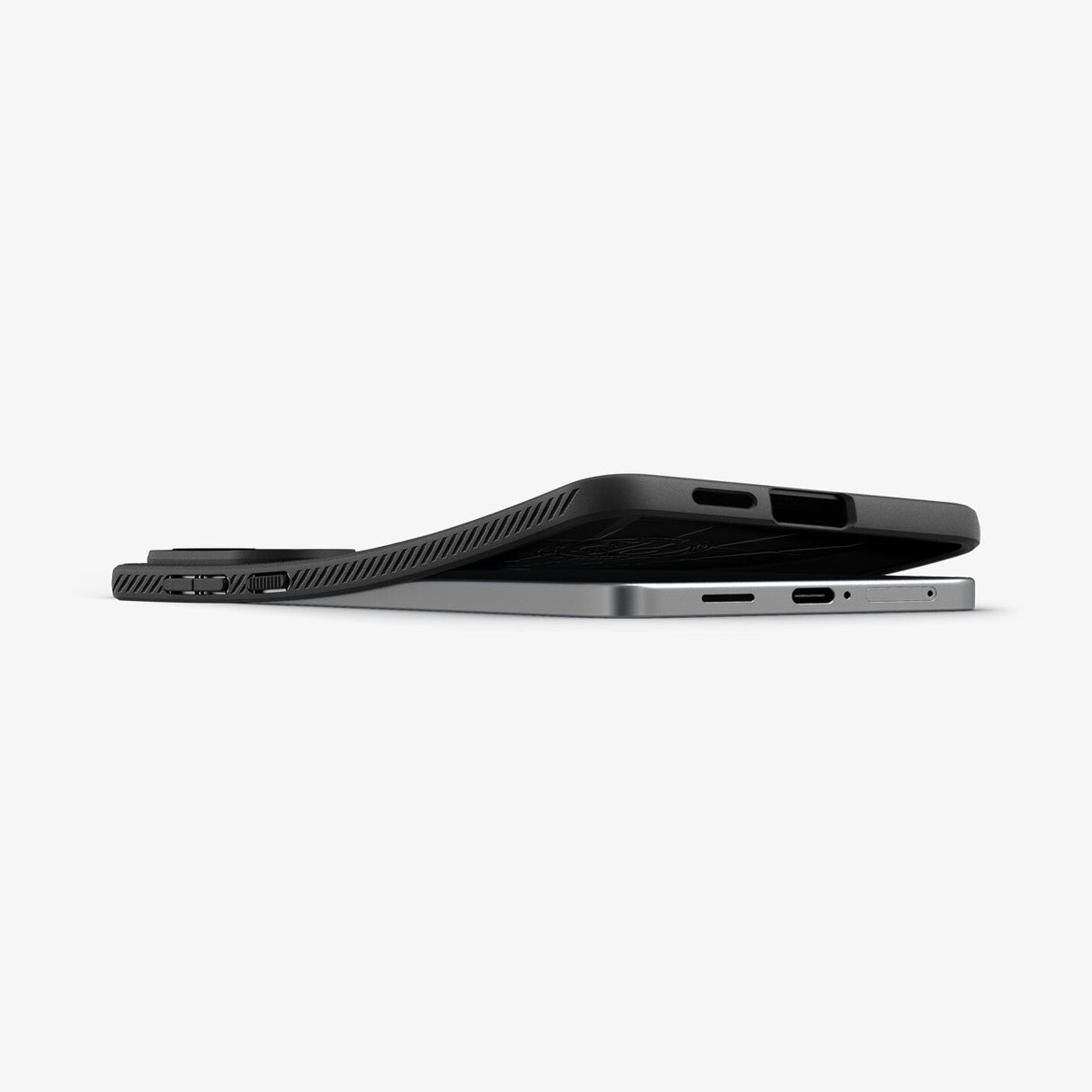 Spigen Liquid Air mobiltelefon etui 17 cm (6.7") Cover Sort