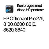 HP 951XL Cyan 1500 sider Blæk CN046AE