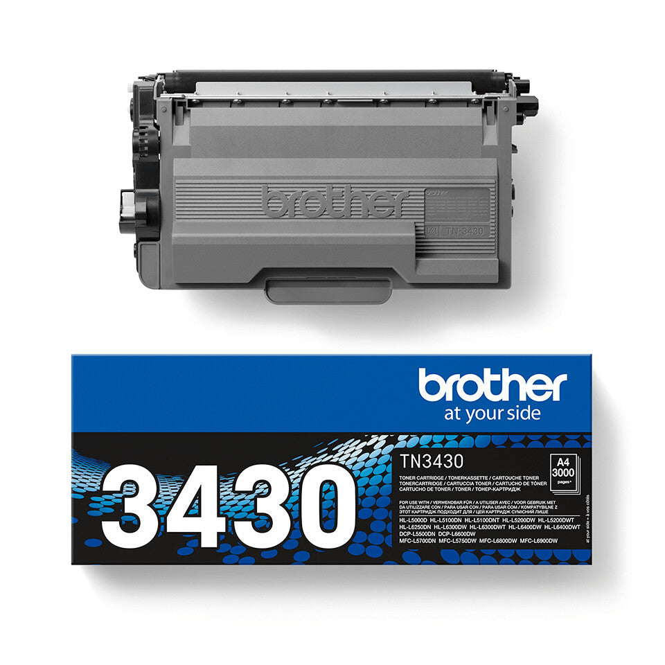 Brother TN-3430 tonerpatron 1 stk Original Sort