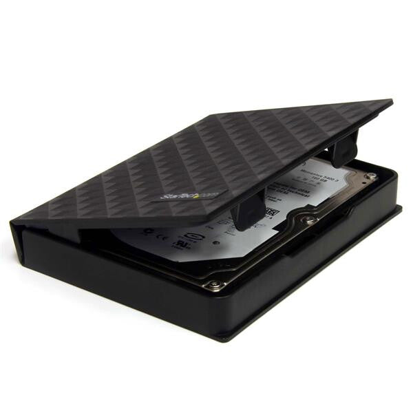 StarTech.com HDDCASE25BK etui til drev Plast Sort