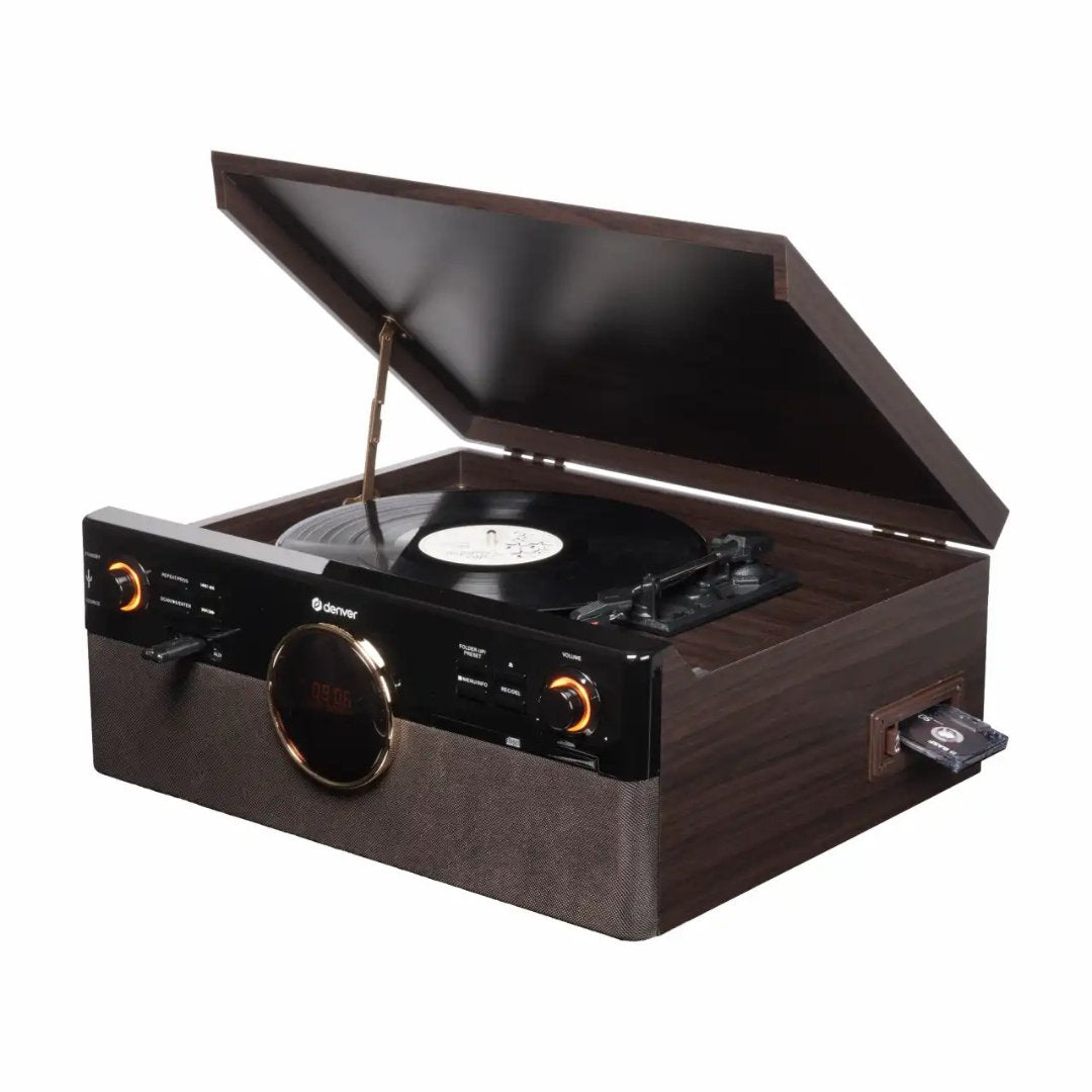 Denver MRD-180DW Retro Musikanlæg - Dark Wood
