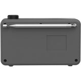 Kenwood CR-M25DAB-H Portable DAB+ radio m/ Bluetooth og indbygget batteri - grå