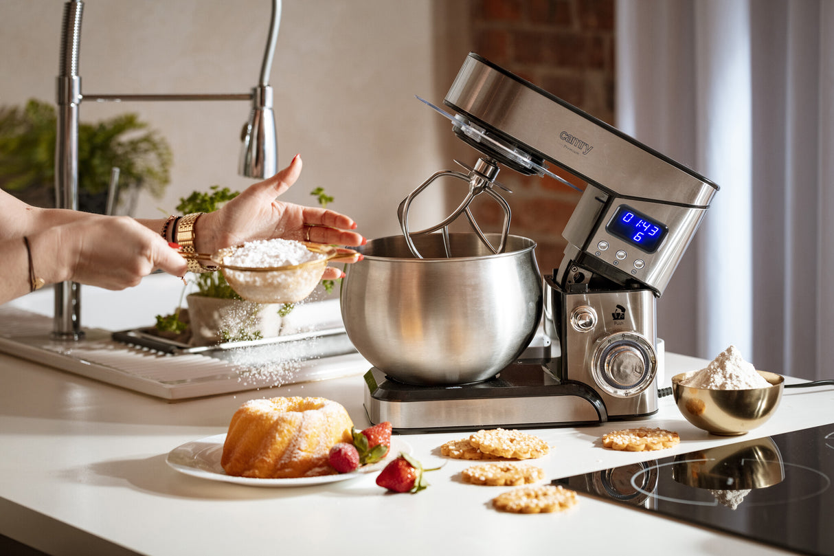 Camry Premium CR 4223 foodprocessor 2000 W 5 L Sølv
