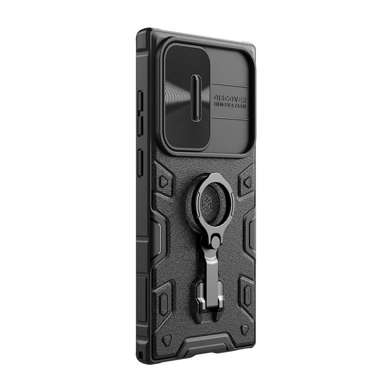 Nillkin CamShield Armor Pro-kasse til Samsung Galaxy S23 Ultra (sort)