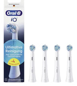 Oral-B iO Ultimate Clean Børstehoveder Hvid, 4 stk.