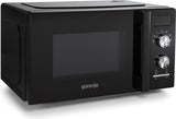 Gorenje MO20A3BH Sort Kombination mikroovn Bordplade 20 L 800 W