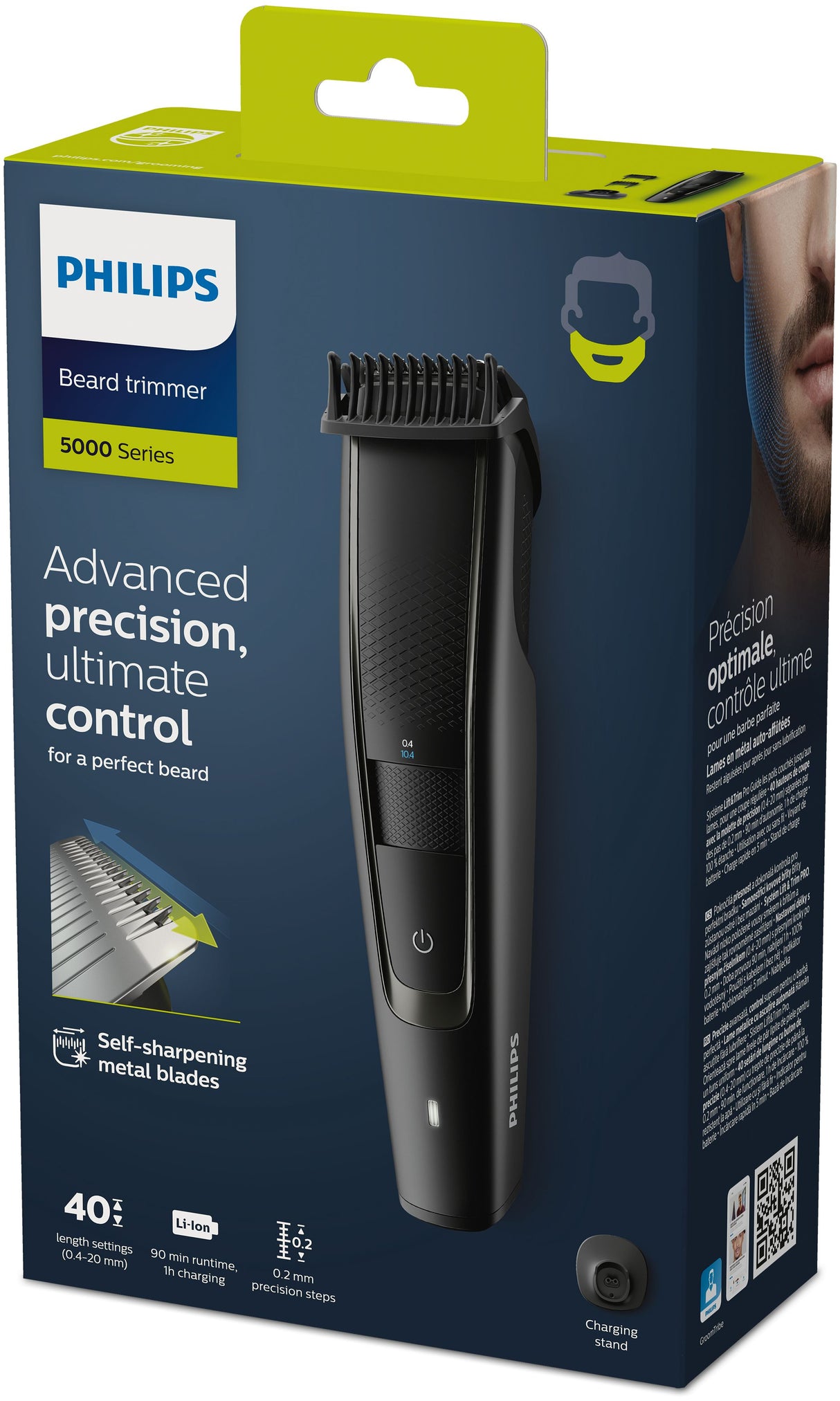 Philips BEARDTRIMMER Series 5000 BT5515/20 Skægtrimmer