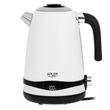 Adler AD 1295w elkedel 1,7 L 2200 W Sort, Hvid
