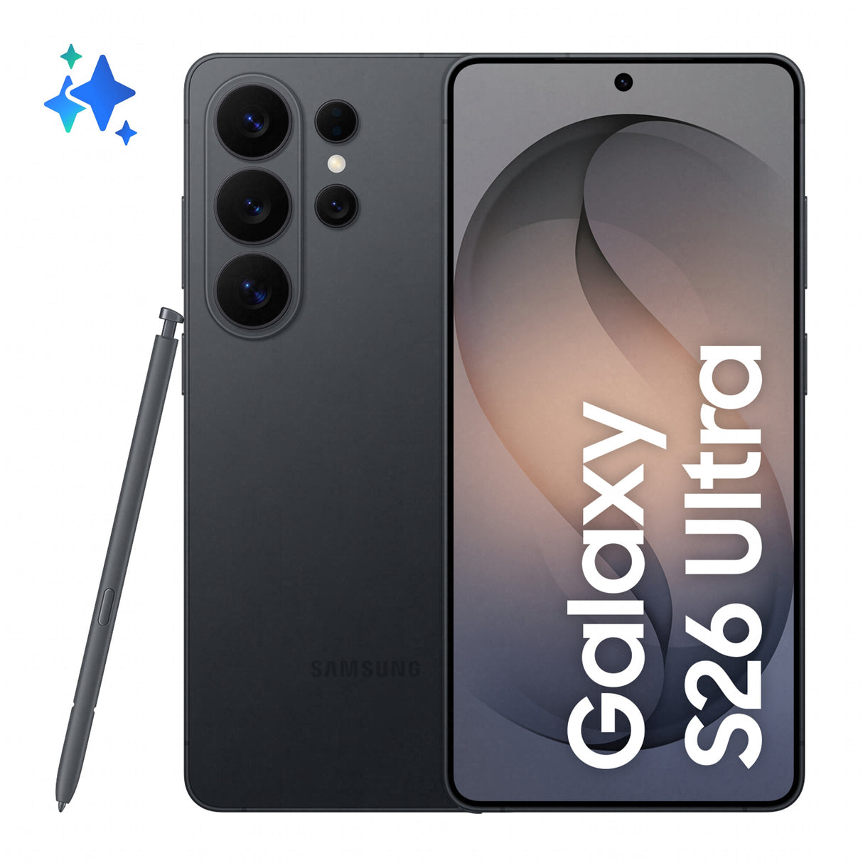 Samsung Galaxy S26 Ultra 17,5 cm (6.9") Dual SIM Android 16.0 5G USB Type-C 12 GB 512 GB 5000 mAh Sort
