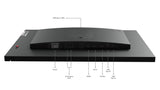Lenovo ThinkVision P24q-30 computerskærm 60,5 cm (23.8") 2560 x 1440 pixel Quad HD LED Sort