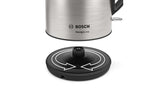 Bosch TWK3P420 elkedel 1,7 L 2400 W Sort, Rustfrit stål