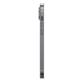 Telefonhylster Baseus Magnetic Crystal Clear til iPhone 13 (gennemsigtigt) med skærmbeskytter og rengøringsudstyr i helt hærdet glas