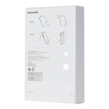 Telefonhylster Baseus Magnetic Crystal Clear til iPhone 13 Pro (gennemsigtigt) med skærmbeskytter og rengøringsset af helt hærdet glas