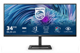 Philips E Line 346E2LAE/00 LED display 86,4 cm (34") 3440 x 1440 pixel Wide Quad HD LCD Sort