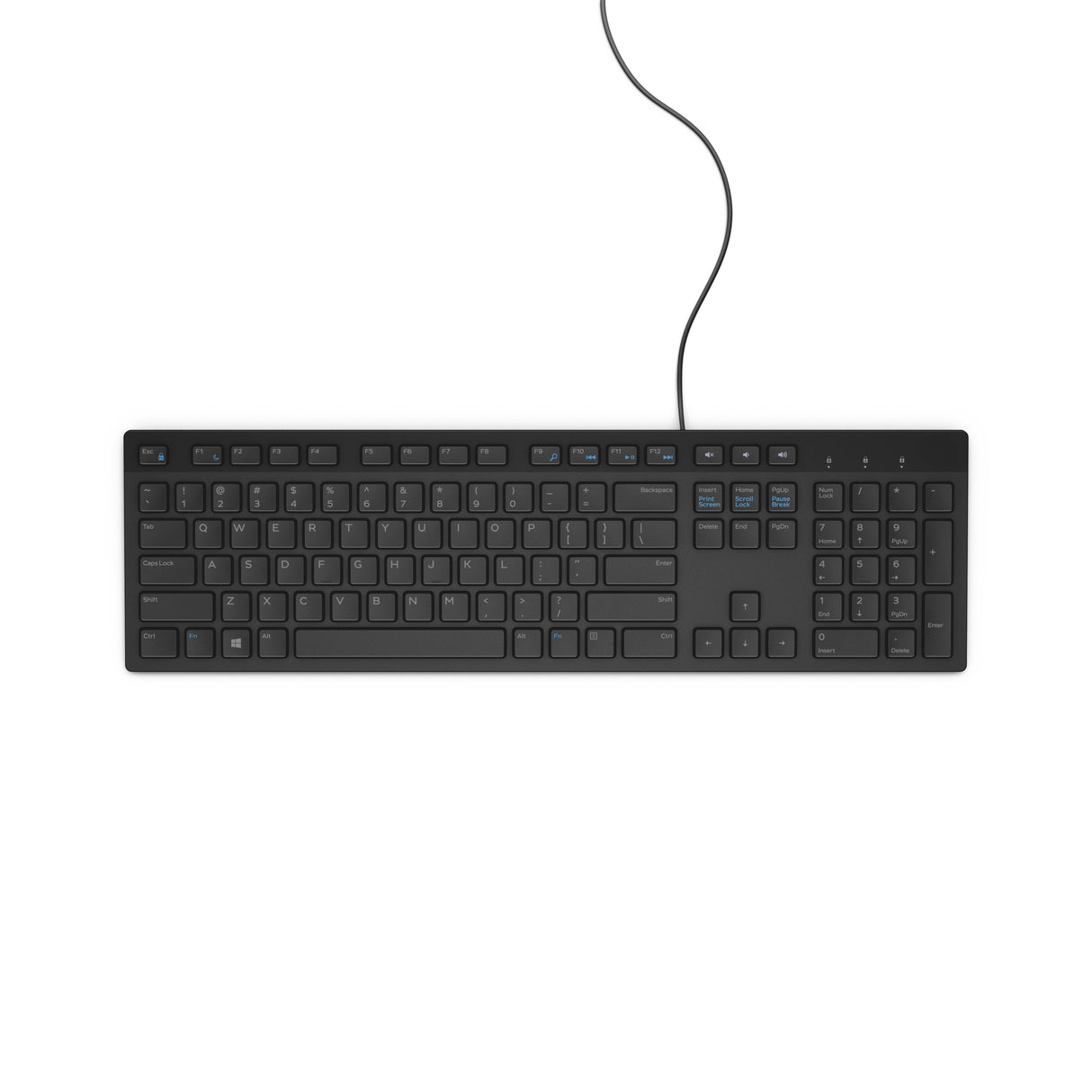 DELL KB216 tastatur Universel USB QWERTY Ukrainsk Sort