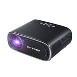 BlitzWolf BW-V4 1080p LED beamer / projektor, Wi-Fi + Bluetooth (sort)