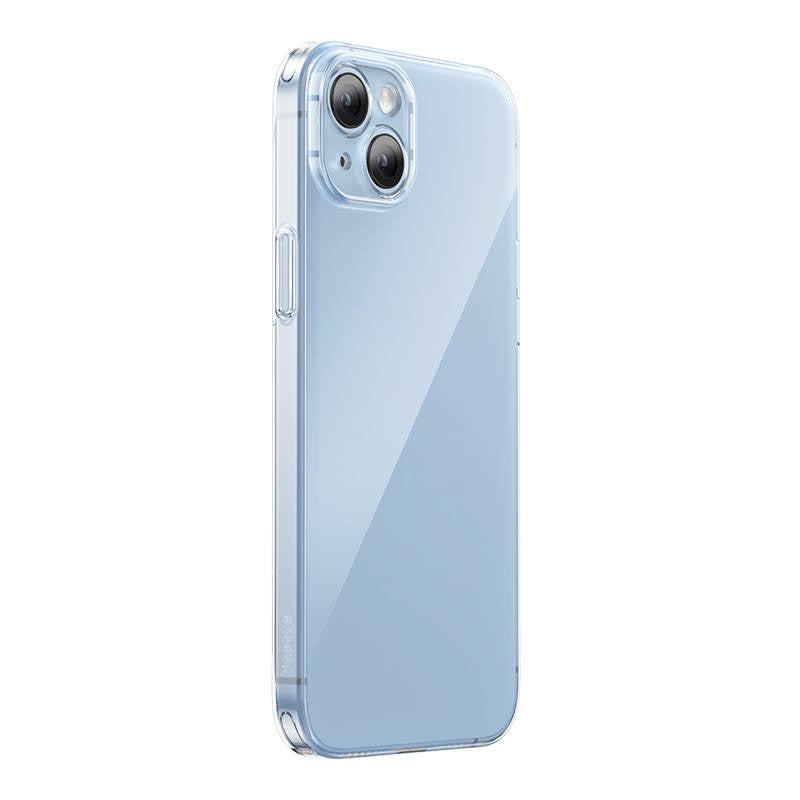 Gennemsigtigt æske og hærdet glas sæt Baseus Corning til iPhone 14 Plus